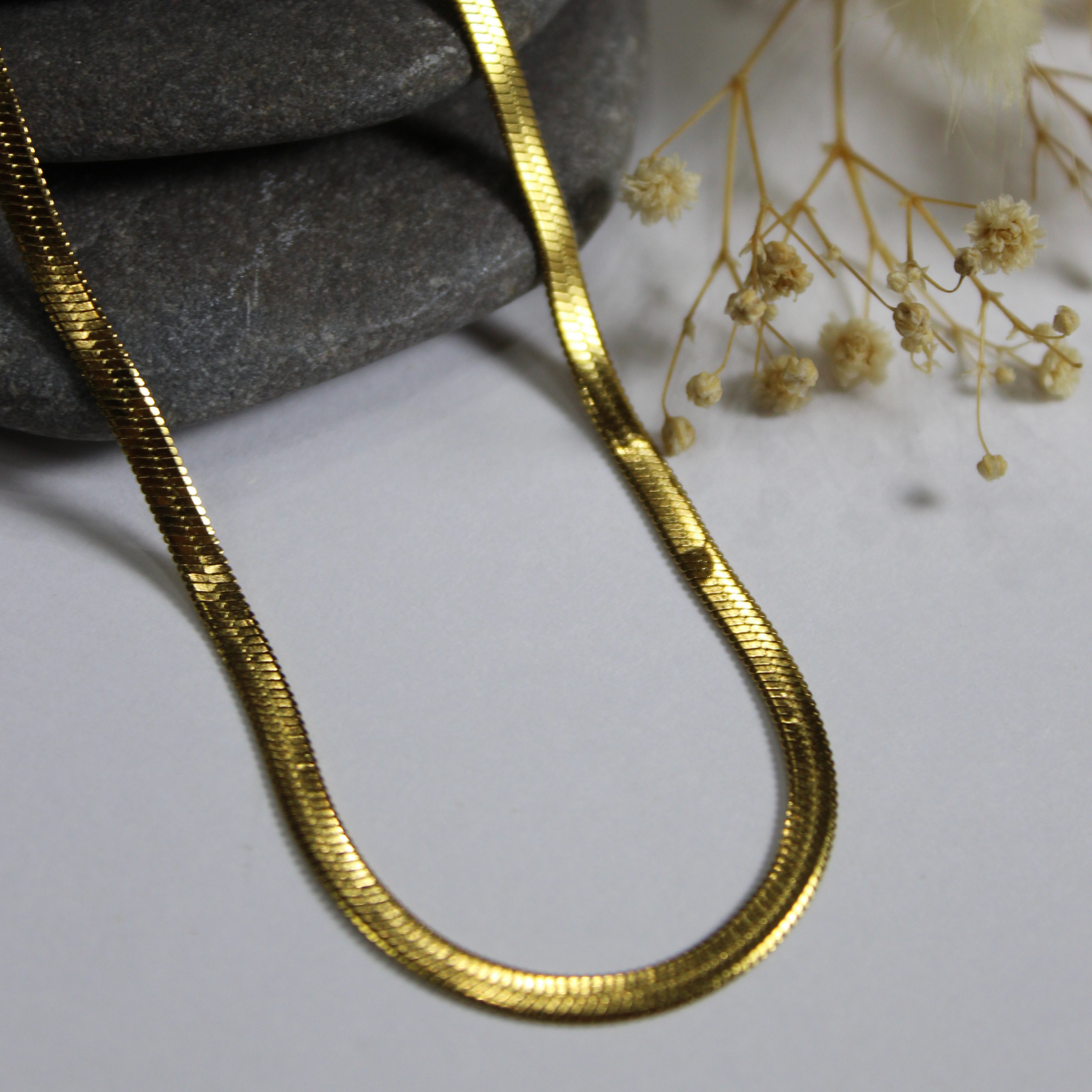 Golden Flow – Altın Kaplama Yılan Zincir