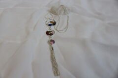 Amber Flow Silver - Mineli Bohem Kolye