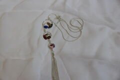 Amber Flow Silver - Mineli Bohem Kolye