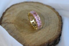 Pink Lattice – Paslanmaz Çelik Yüzük