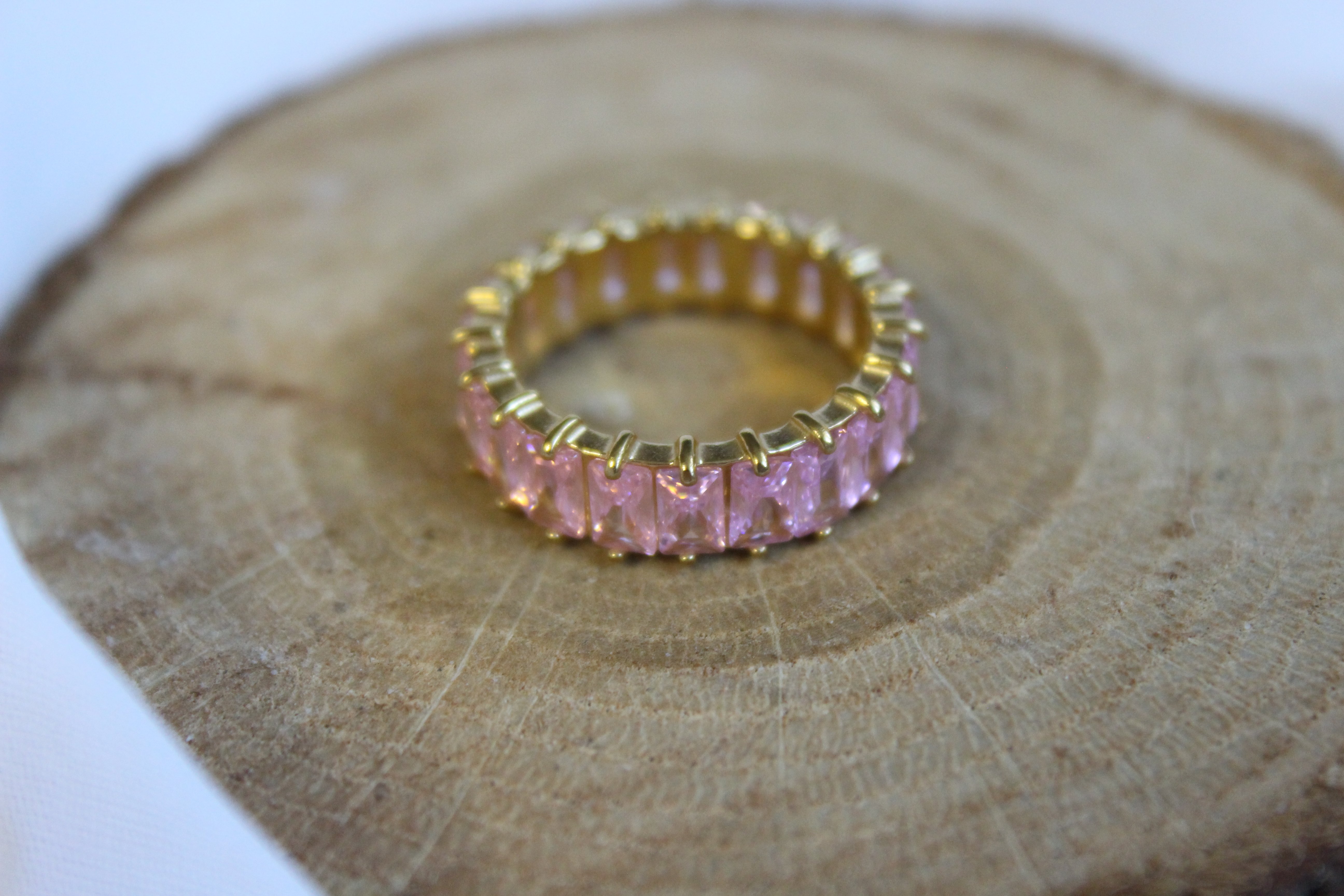 Pink Lattice – Paslanmaz Çelik Yüzük