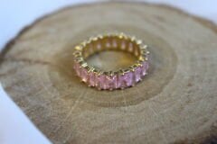 Pink Lattice – Paslanmaz Çelik Yüzük