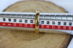 Moon Frame – Sedef Işıltılı Paslanmaz Çelik Yüzük