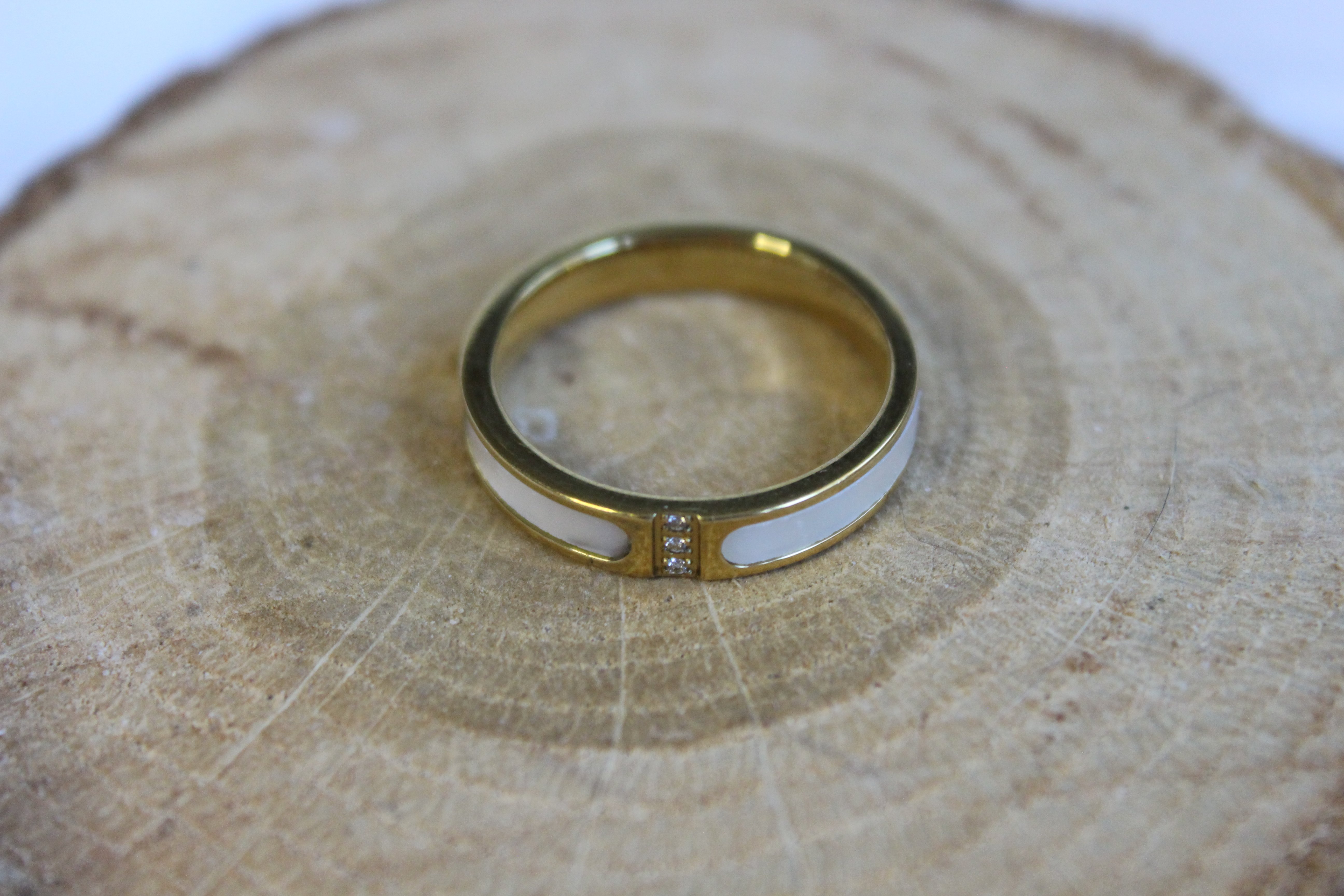 Ivory Trace – Paslanmaz Çelik Yüzük