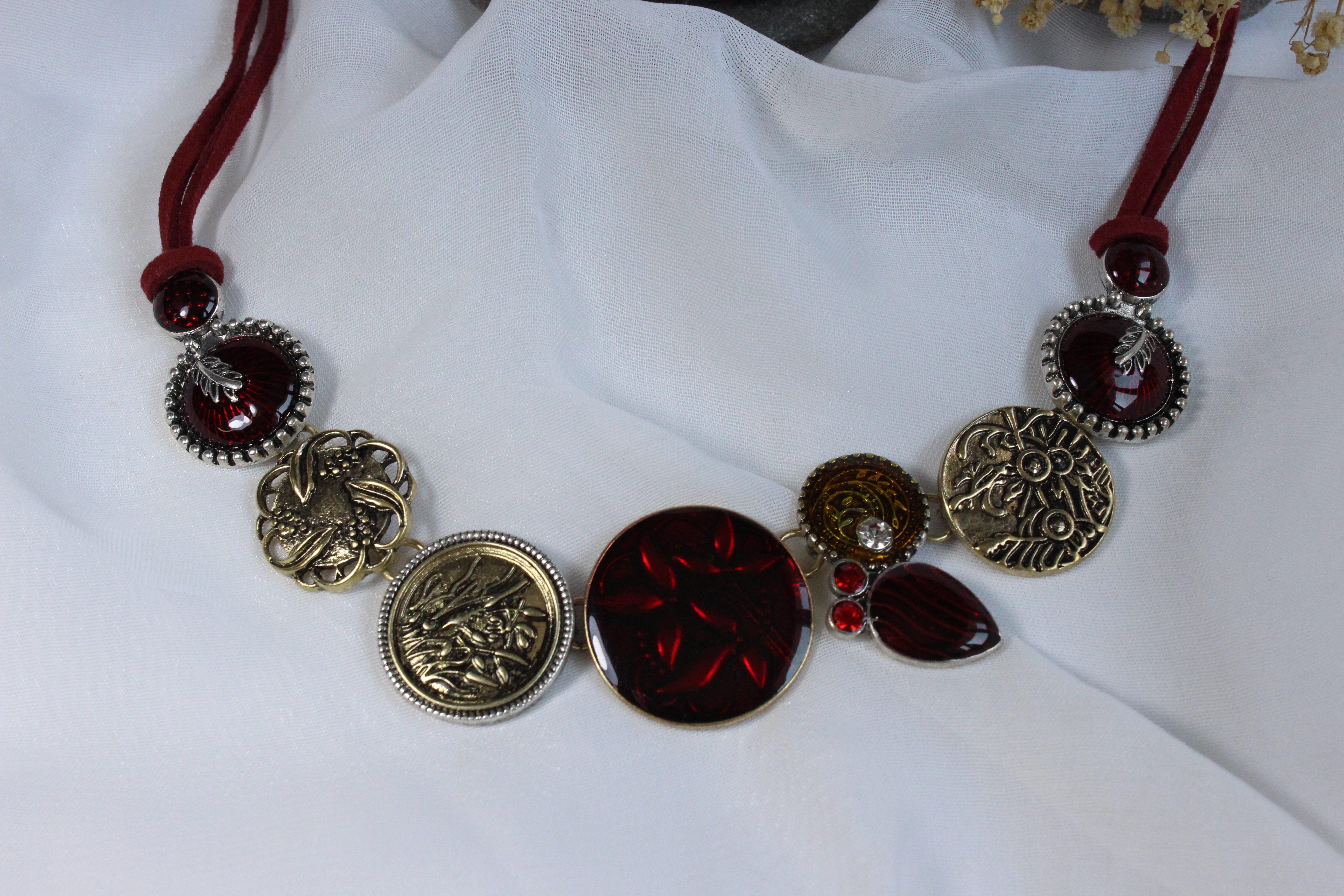 Red Forest -Bohem Vintage Kolye