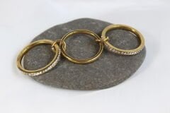 Orbit Shine – Altın Kaplama Yüzük Seti