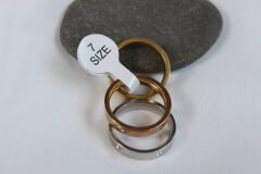 Trio Luxe – Üç Renk Yüzük Seti