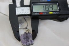 Mystic Amethyst – Ham Doğal Ametist Taşı Kolye