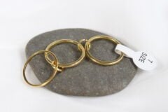 Golden Loop – Zincir Halka Yüzük Seti (3'lü)