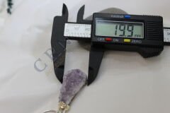 Mystic Amethyst – Ham Doğal Ametist Taşı Kolye