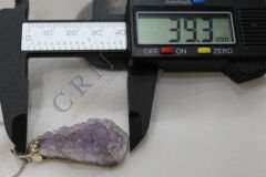 Mystic Amethyst – Ham Doğal Ametist Taşı Kolye