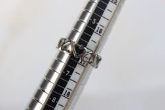 Silver Pulse – Gümüş Kaplama Kalp Yüzük