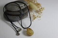 Golden Spark - Sitrin Taşı Kolye