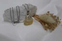 Citrine Calm - Naturel Sitrin Taşı Kolye