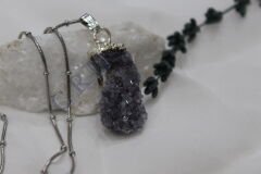 Crystal Spirit - Ham Ametist Kolye