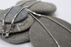 Mirror Wave - Balık Sırtı Model Çelik Zincir