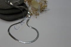 Silver Flow – Yılan Form Zincir