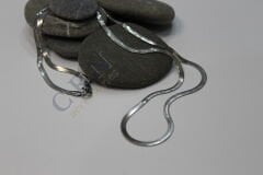 Silver Flow – Yılan Form Zincir
