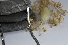 Lunar Flow - Yılan Model Silver Zincir