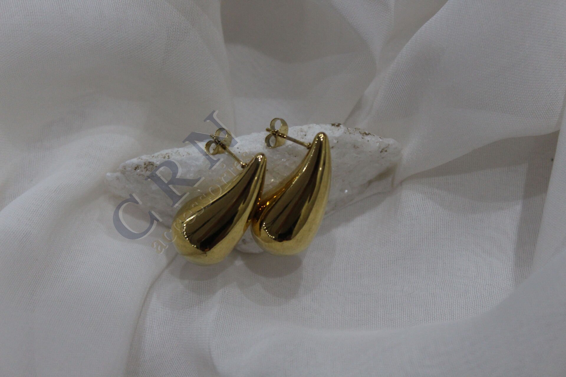 Liquid Gold – Damla Form Küpe