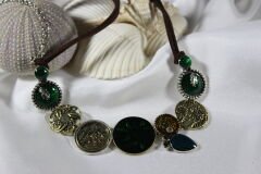 Blue Forest -Bohem Vintage Kolye