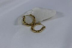 Arp Küpe - Altın Kaplama Çelik