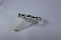 Silver Stream – Üç Sıralı Parlak Bileklik