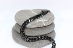 Black Steel Core – Siyah Paslanmaz Çelik Erkek Bileklik
