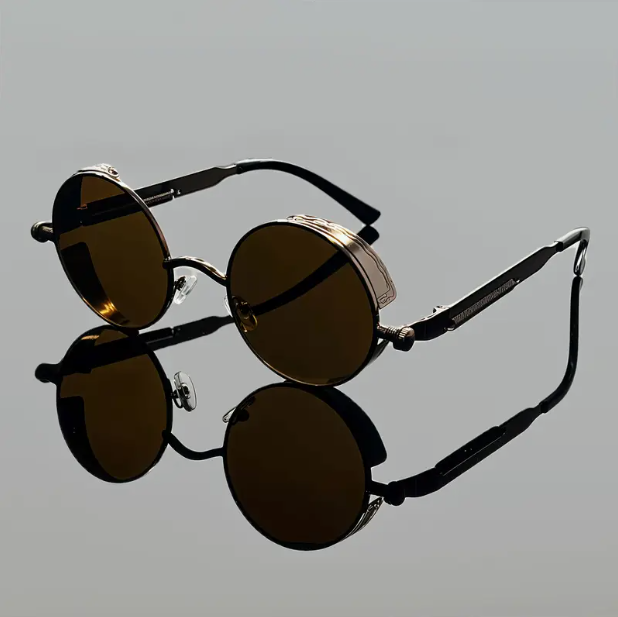 Mad Style - Steampunk Yuvarlak Unisex Gözlük