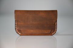 Spor Cüzdan - Kahverengi/Krem İpli