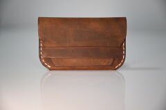 Spor Cüzdan - Kahverengi/Krem İpli