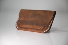 Spor Cüzdan - Kahverengi/Krem İpli