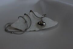 Minimal Silver Kalp Kolye