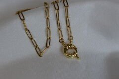 Golden Link – Halkalı Zincir Kolye