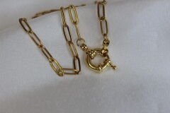 Golden Link – Halkalı Zincir Kolye